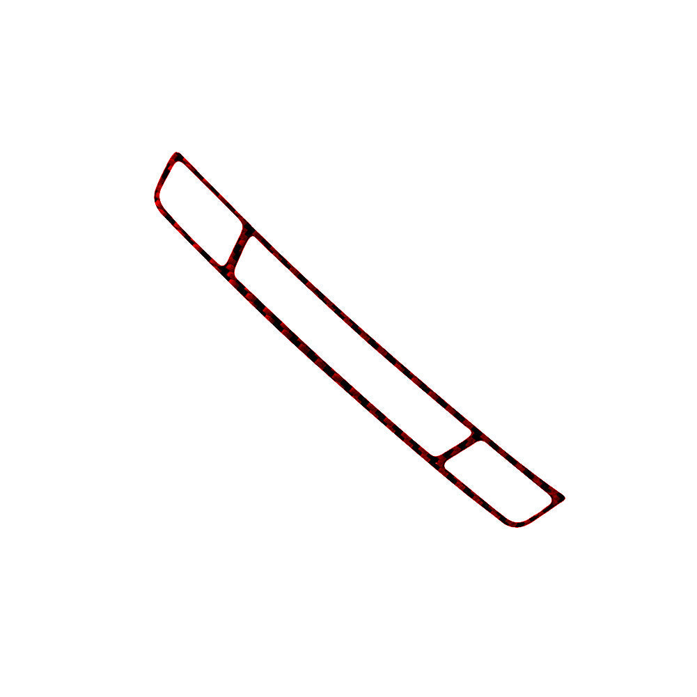 Red Carbon Fiber A/C Climate Below Frame Trim for Honda Ridgeline 2017-2020