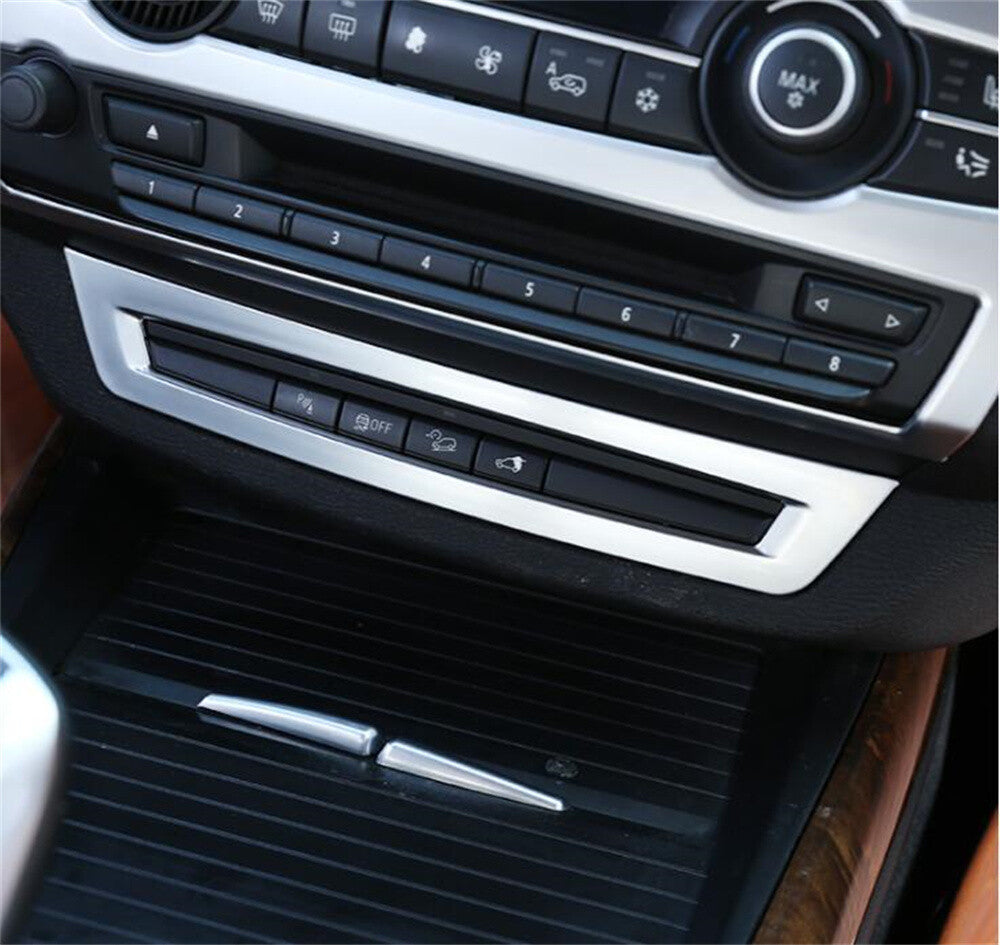 Silver ABS Driving Assistance Button Switch Trim for BMW X5 E70 X6 E71 2008-2013