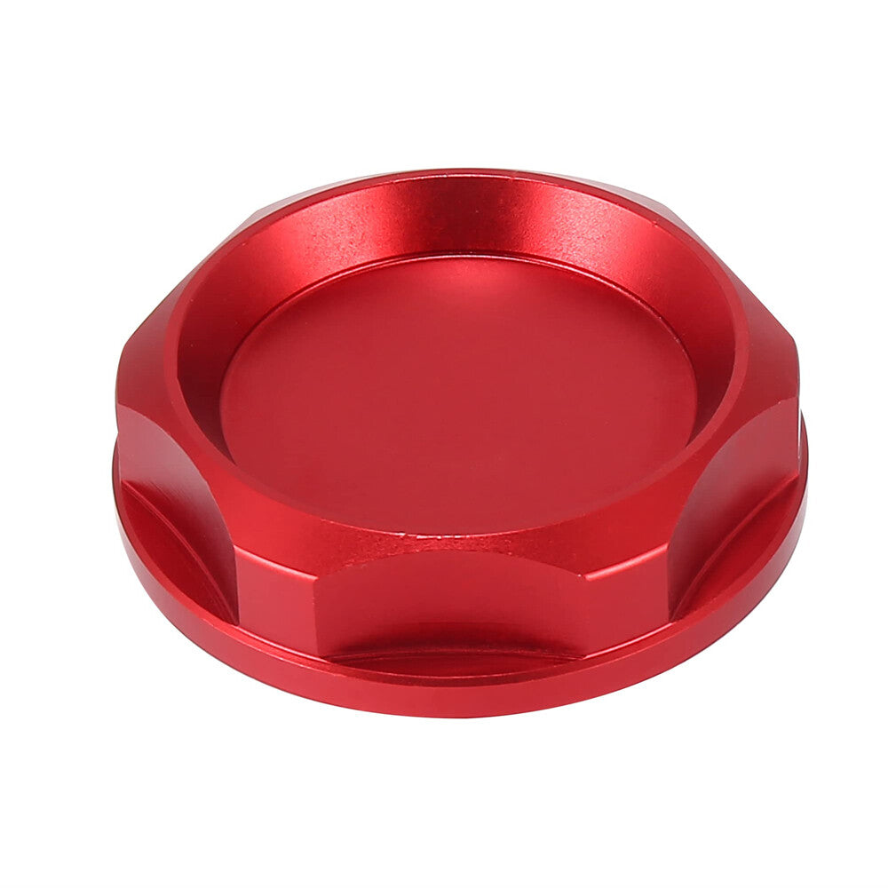 Red Aluminum Racing Engine Oil Cap Oil Fuel Filler Cover Cap for Mitsubishi