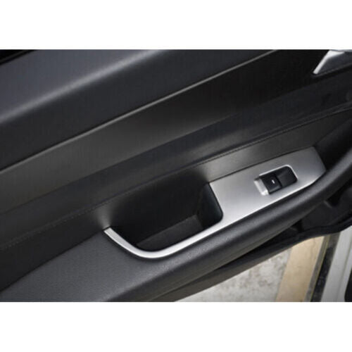 for Hyundai Sonata 2015-2019 Silver door window lift panel switch cover trim4