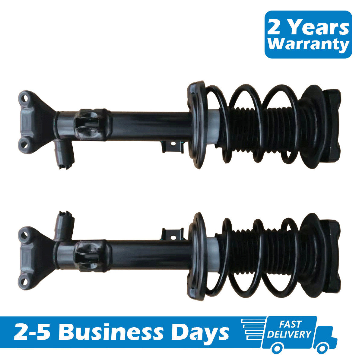 Two-piece front shock absorber strut auxiliary device suitable for Mercedes W204, W207, C204, E350, E550 (2010-2016)