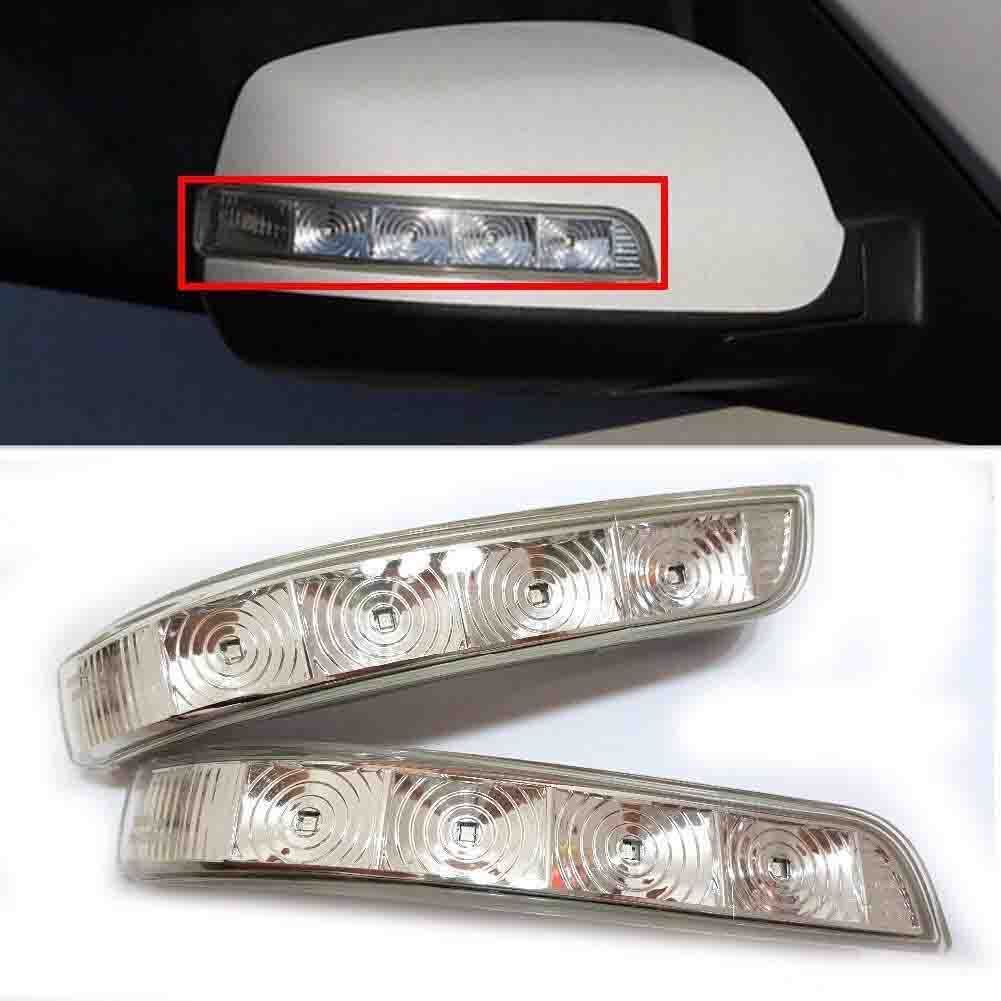A pair of LH (Light-on-Hand) and right-hand side mirror indicator lights with 4 LEDs. Suitable for 2011-2015 for Kia Sorrento.