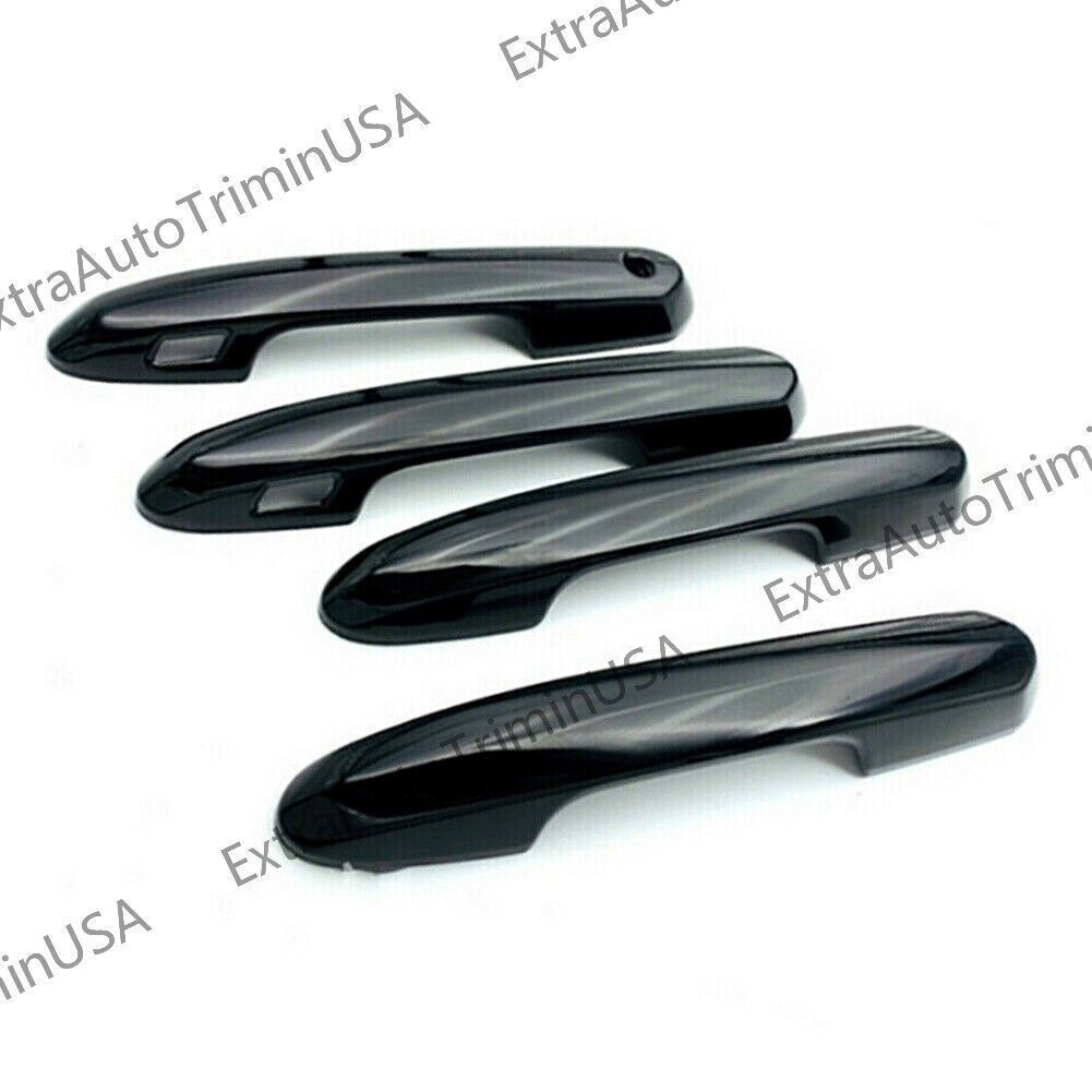 For 20-2024 for Toyota Highlander Bright Black Out Door Handles Cover Moulding Trim