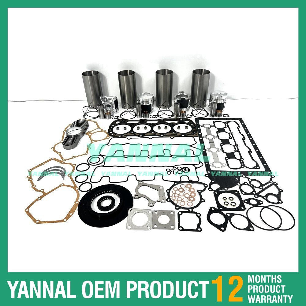 Engine overhaul and rebuild kit with washer bearing kit for Shibaura N844L engines