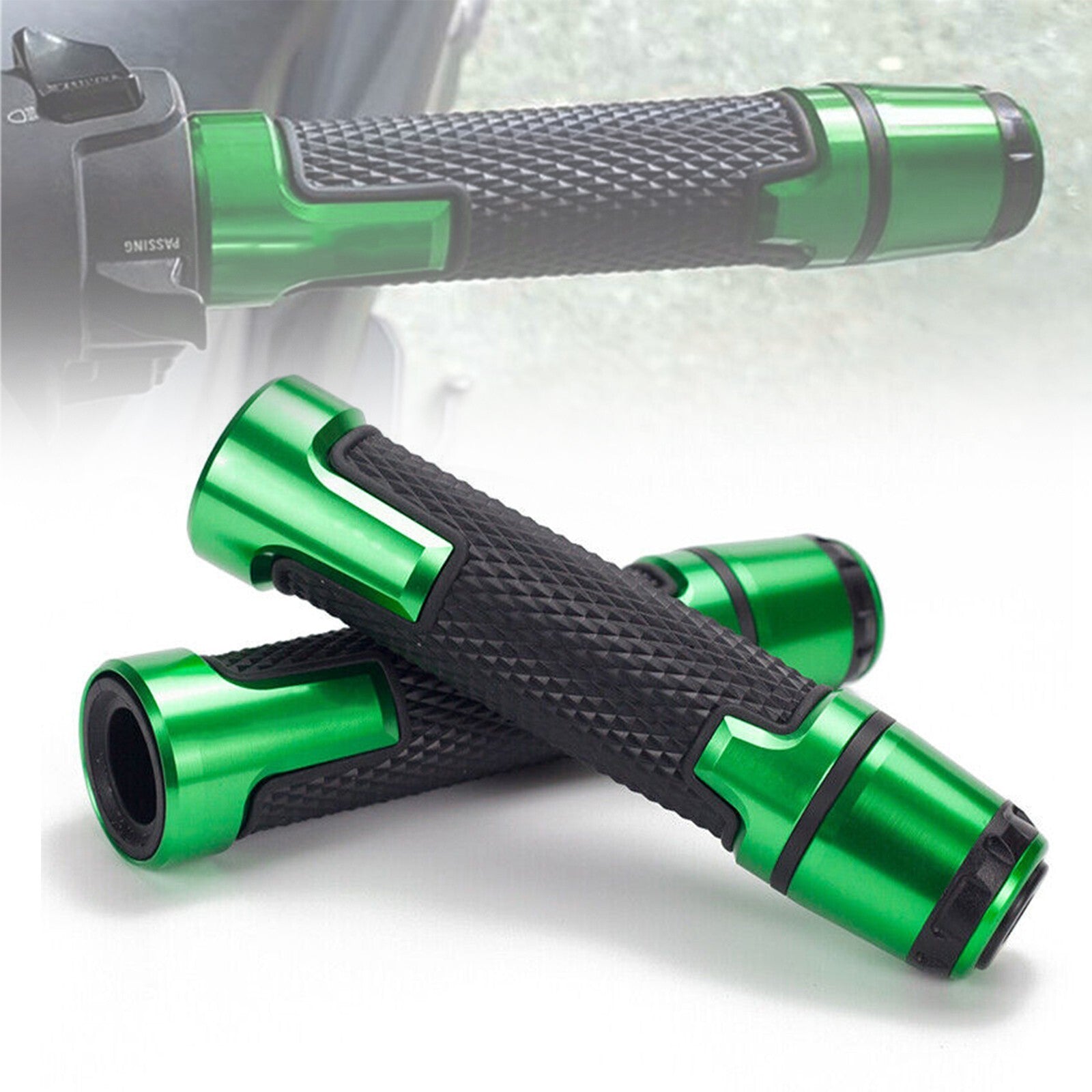 7/8 Handle Bar Hand Grips Fit For 250 300 400 Z750 Z1000 SX Z400 Z650