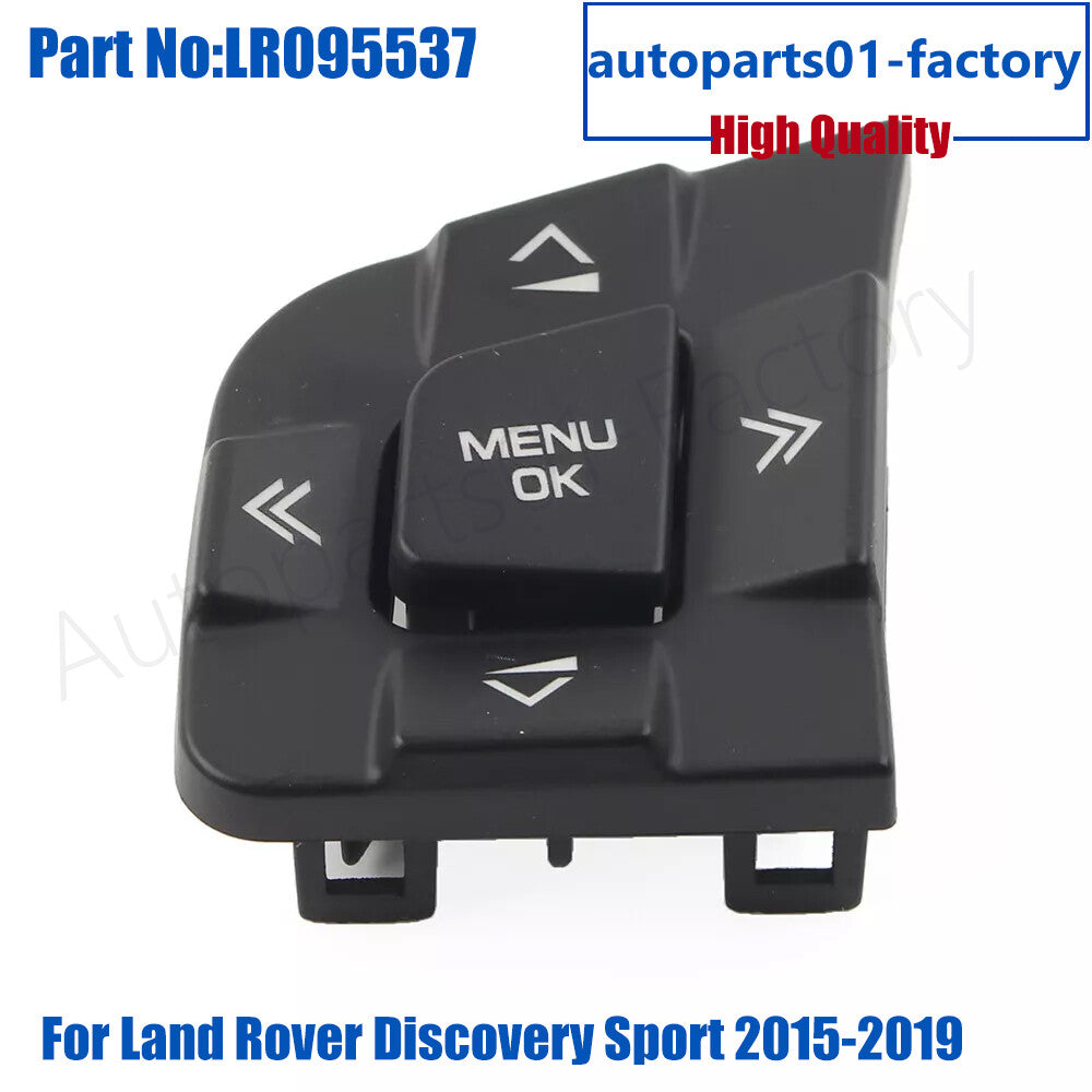 Left Steering Wheel Switch Button Cover Fit for Land Rover Discovery Sport 2015-2019