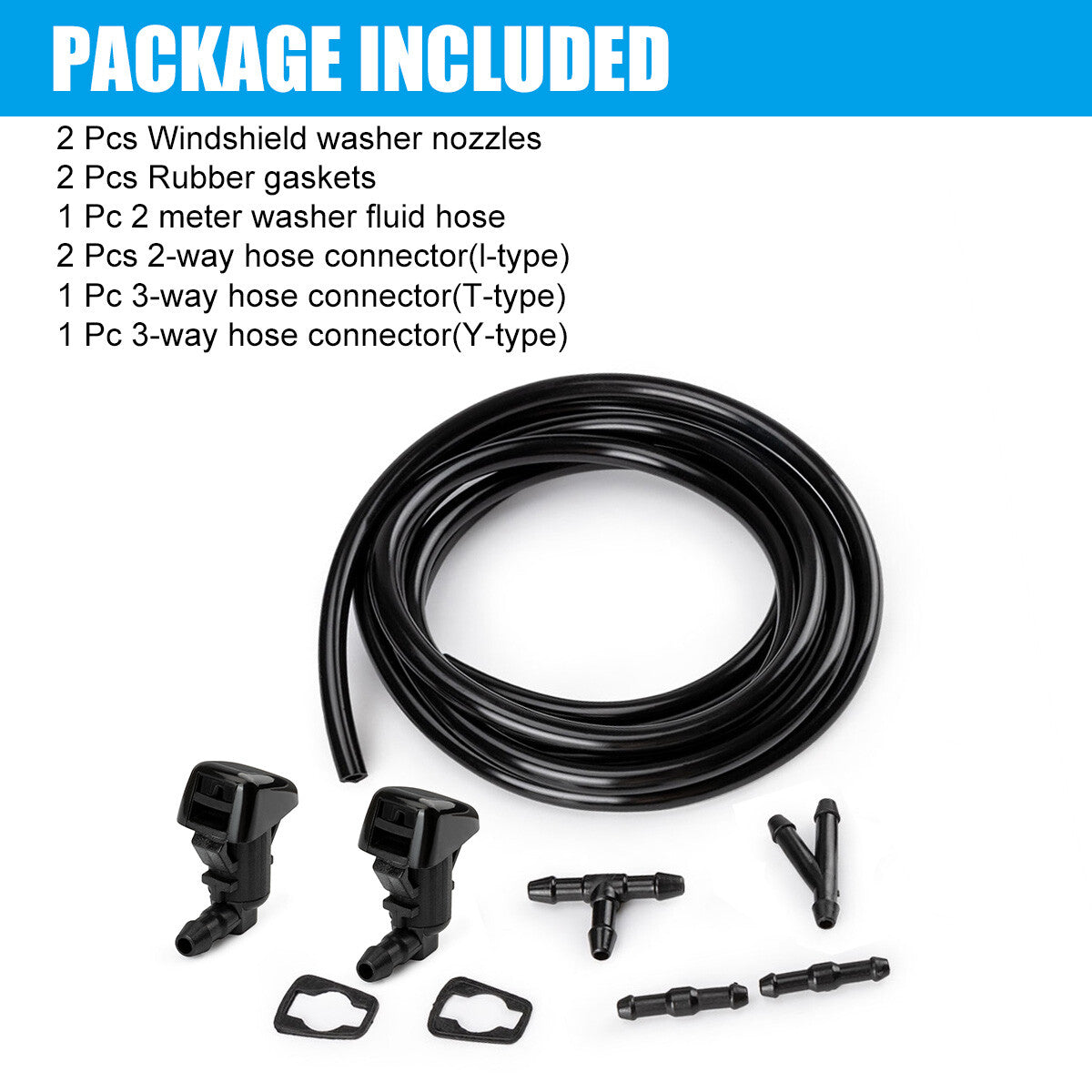 for Ford Edge 2007 2008 2009 2010 Windshield Wiper Water Spray Washer Nozzle Jet