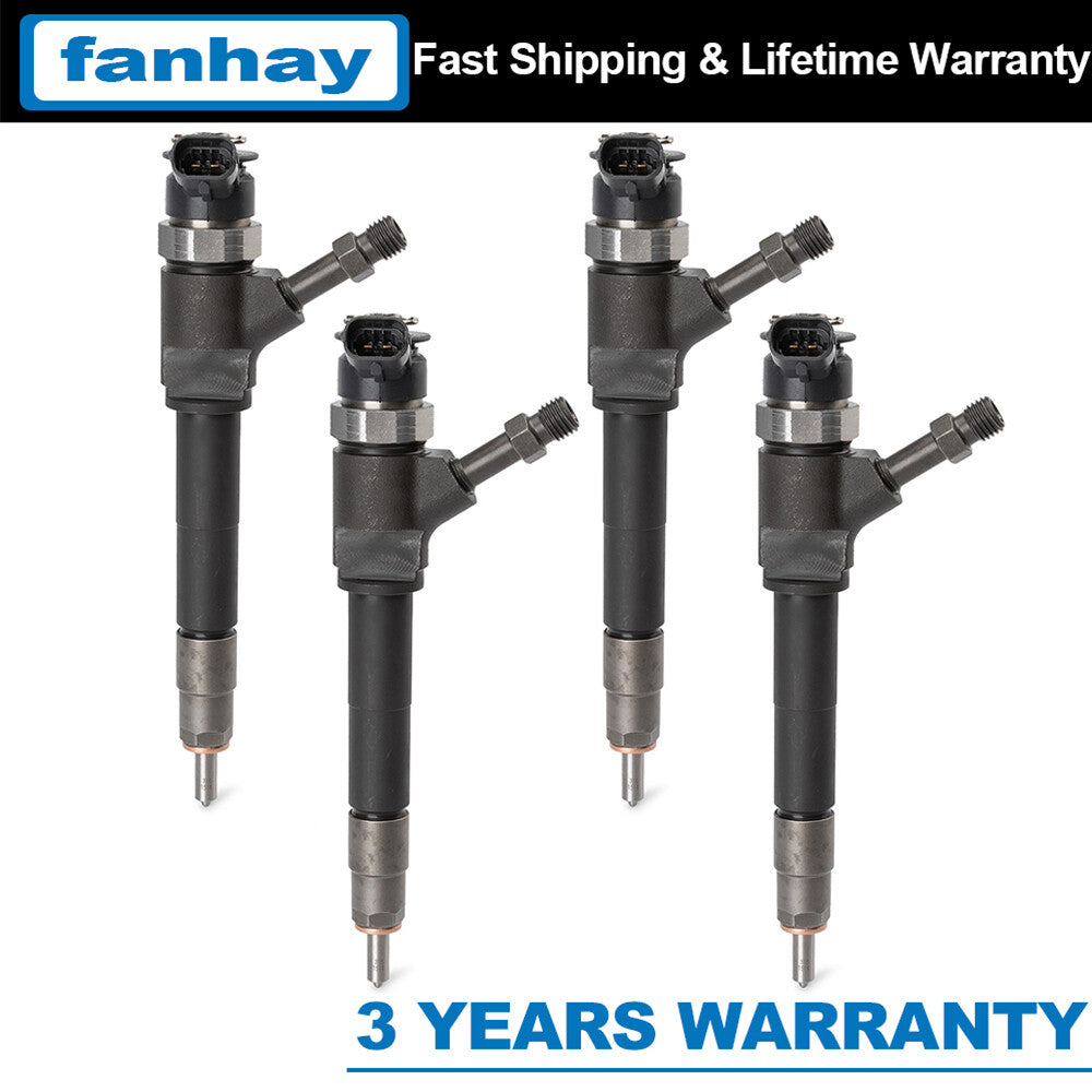 4X Fuel Injectors 0445110249 for Ford Ranger PK PJ 3.0L DIESEL TURBO 2006-2011