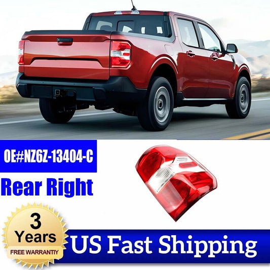 Right Passenger Halogen Tail Light NZ6Z-13404-C for Ford Maverick XL XLT 22-24