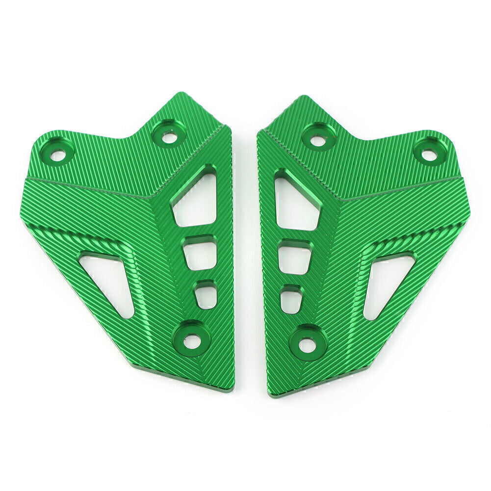 Rear Foot Rest Foot Peg Heel Guard Cover Fit for Kawasaki Z900 2017-2019 Green