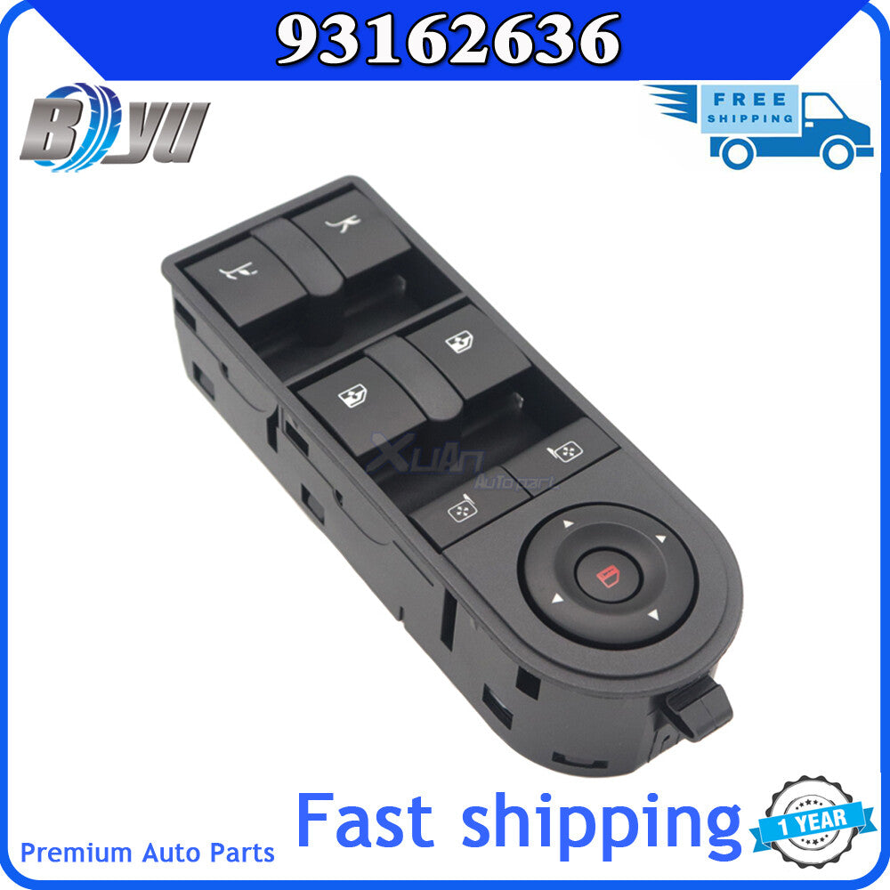 for Vauxhall for Opel 2004 - 2016 1x Power Window Lifter Main Switch Button 93162636