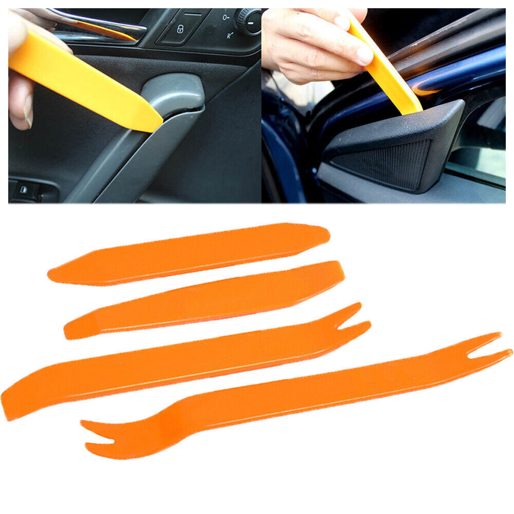 Plastic Trim Removal Pry Tool Set for Car Radio Panel Door Dash Clip Fasteners