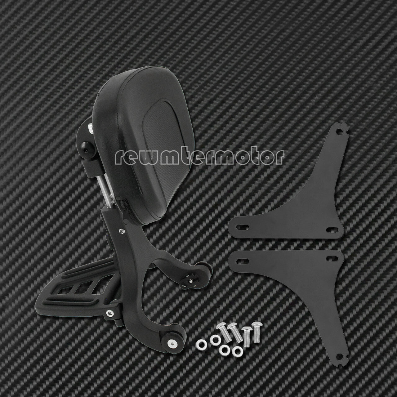 Multi-Purpose Driver  Passenger Backrest Fit for Harley Softail FLSTC 2000-2017