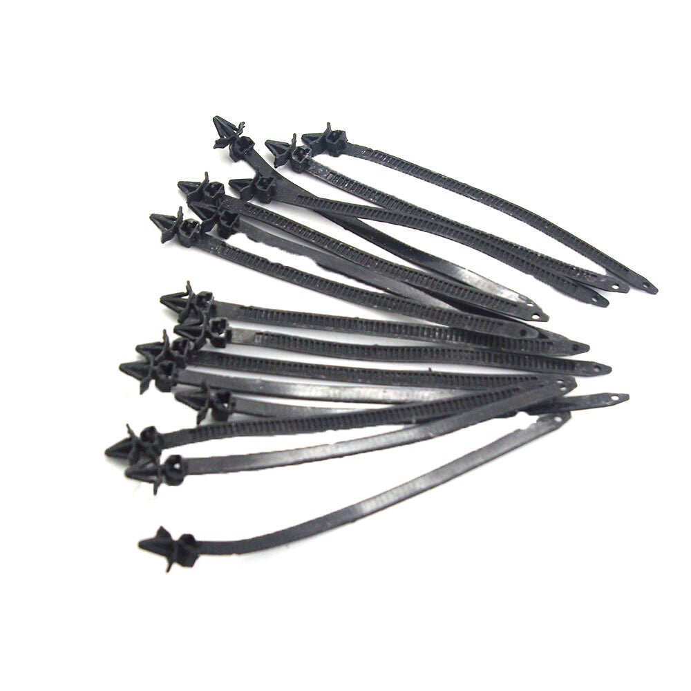 40PCS Releasable Cable Strap Push Clip Mount Wire Tie 7mm Hole for Honda for Mazda