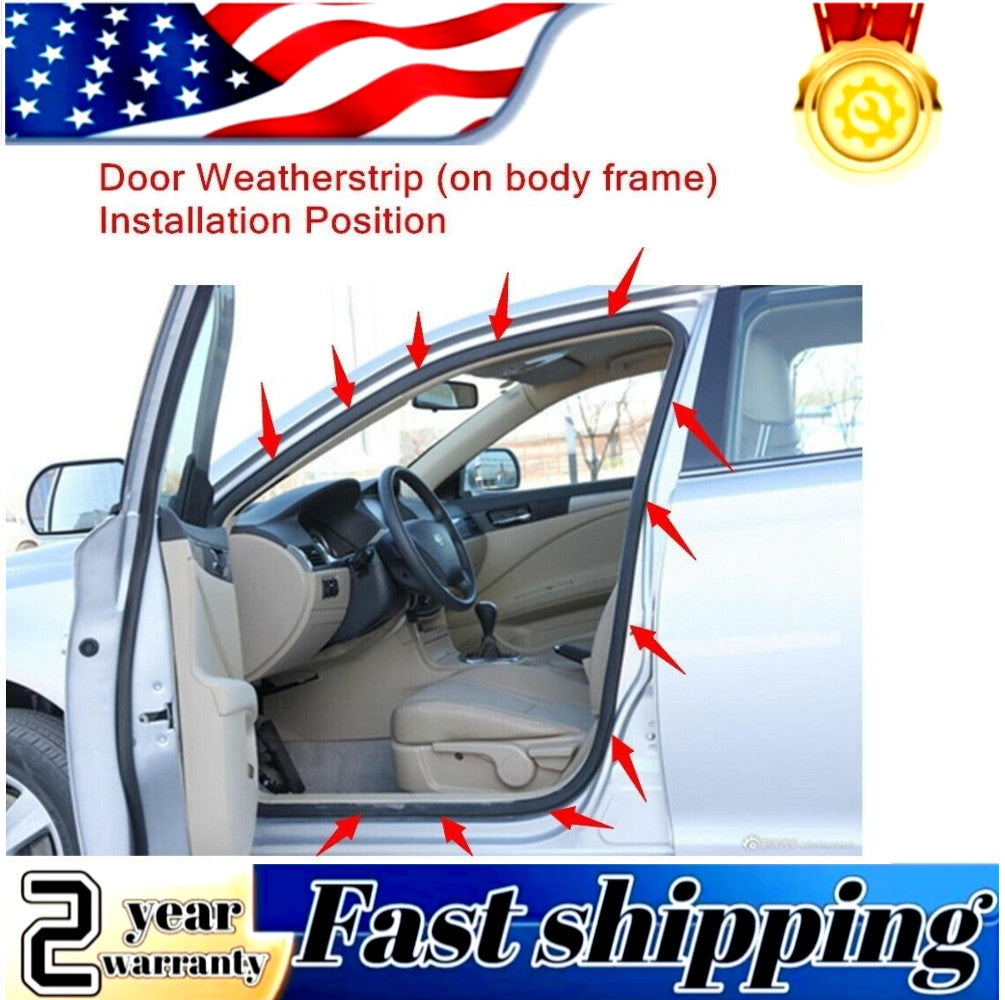 Rear left and right side weatherstrip seals suitable for Honda for Civic sedans 2006-2011
