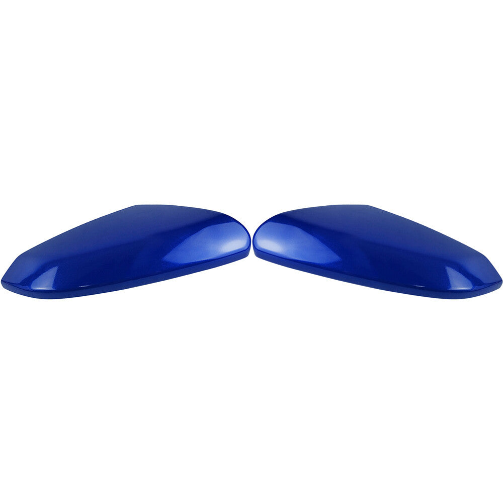 1 Pair Exterior Mirror Cover Front Left Right Blue for Honda for Civic 2016 - 2020