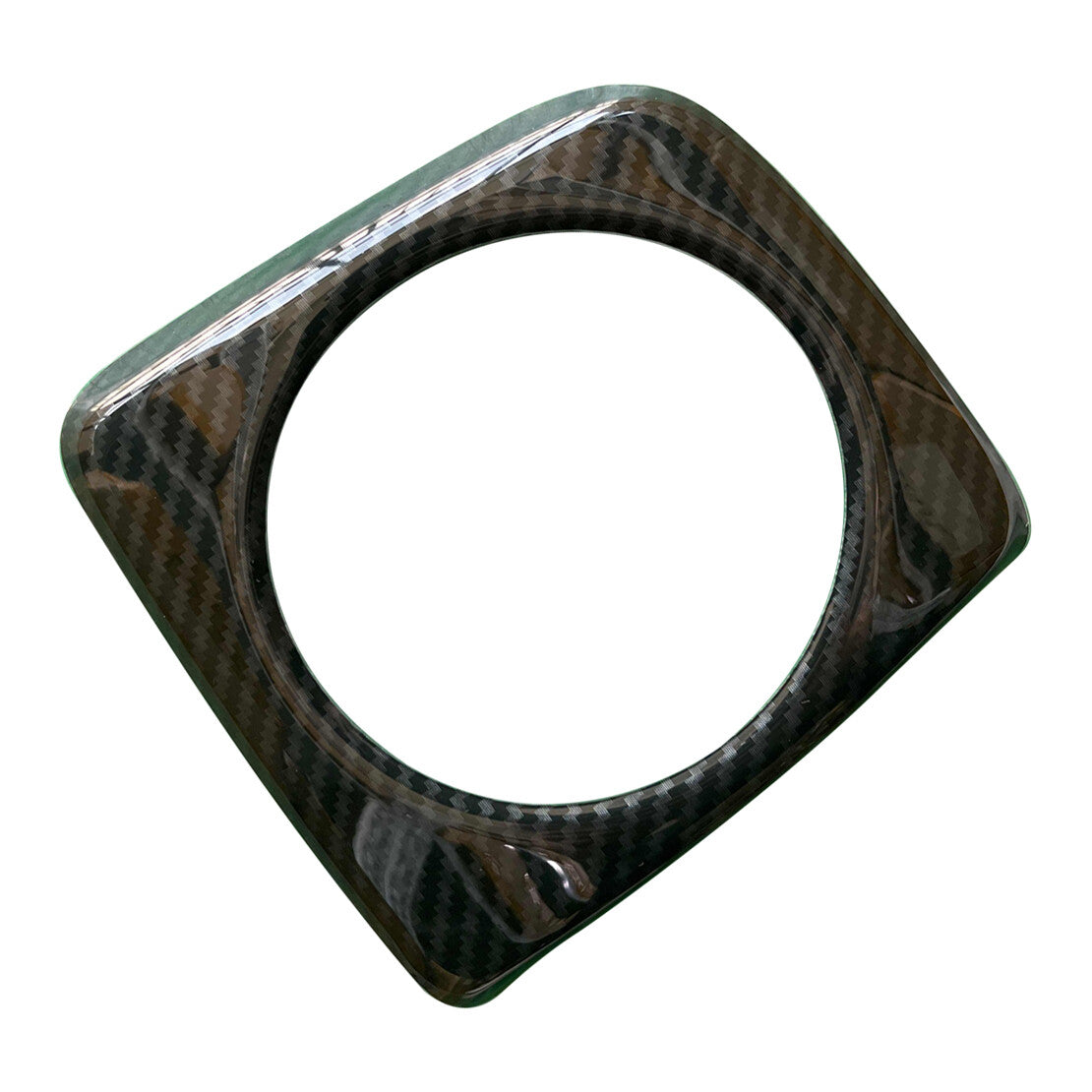 Carbon Fiber Style Console Gear Shift Panel Cover Trim Frame Fit for Honda for Civic