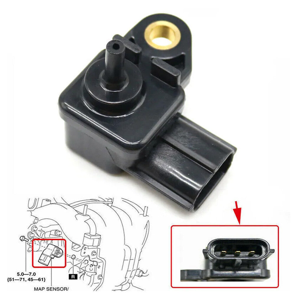 Manifold Absolute Pressure Sensor Fits for MAZDA 6 3 626 RX-8 PROTEGE 626 MILLENIA