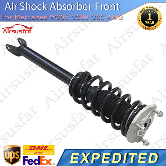 for Mercedes W205 C300 C63 AMG 2WD Front L/R Air Shock Absorber Assembly w/o EDC