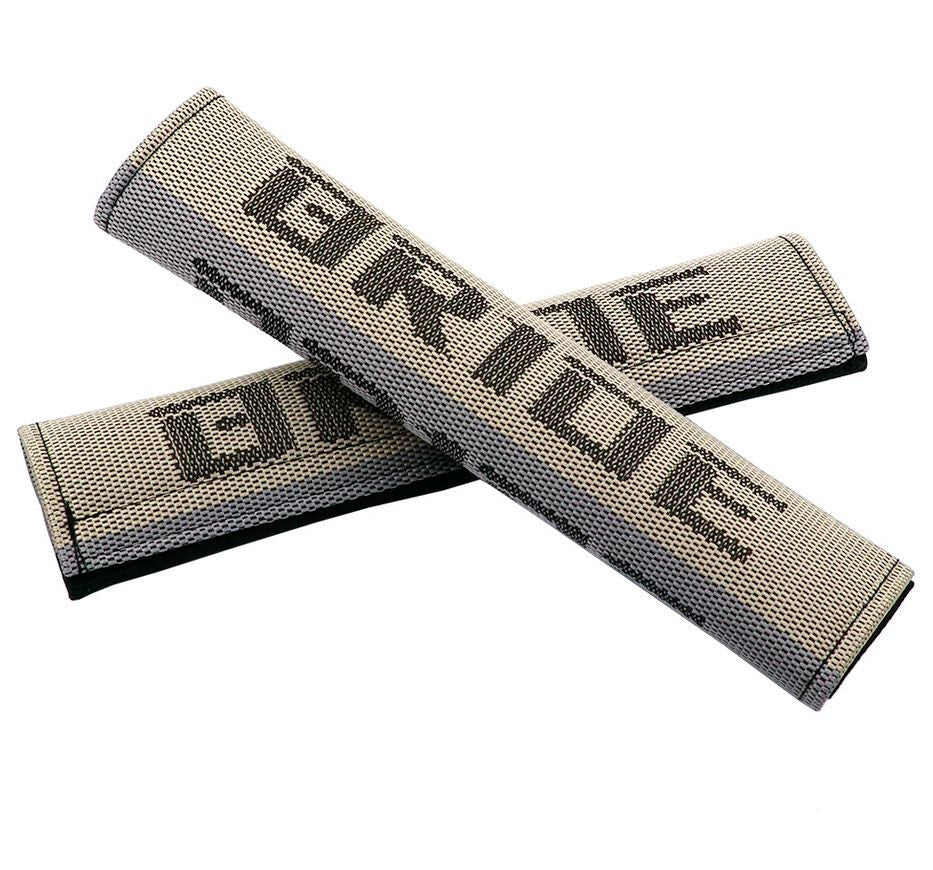Car seatbelt cover, shoulder strap pad, beige, suitable for brides, 2-piece set