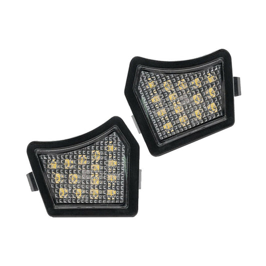 1Pair Mirror Puddle Light Lamp Lens Fit for Volvo C30 C70 S40 S60 S80 V40 for Jaguar