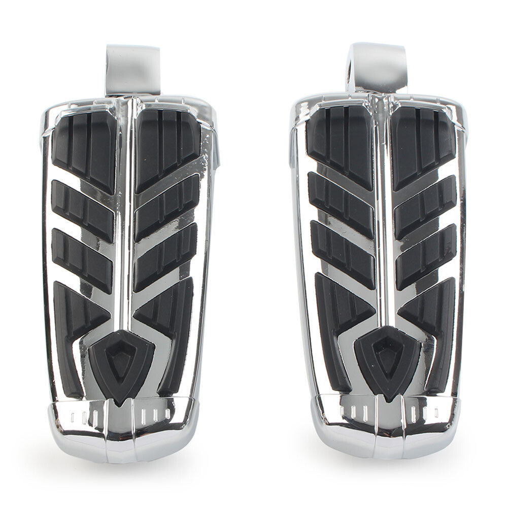 Rear Footrests Foot Pegs Pedals Motorcycle Chrome for Honda VTX 1800 2002-2008