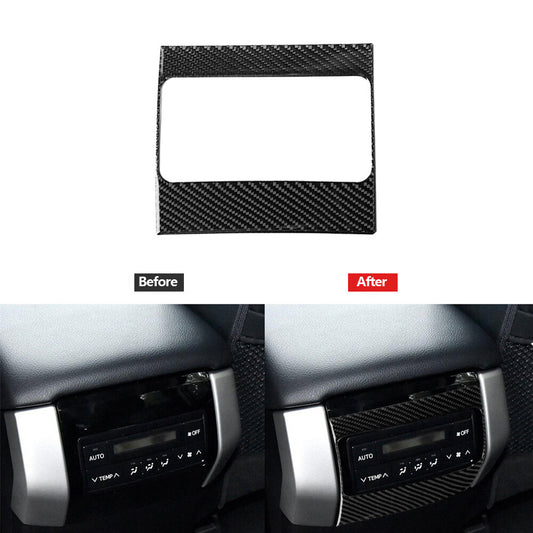 Carbon Fiber Rear Air Vent Outlet Trim for Toyota for Land Cruiser Prado 2010-2018
