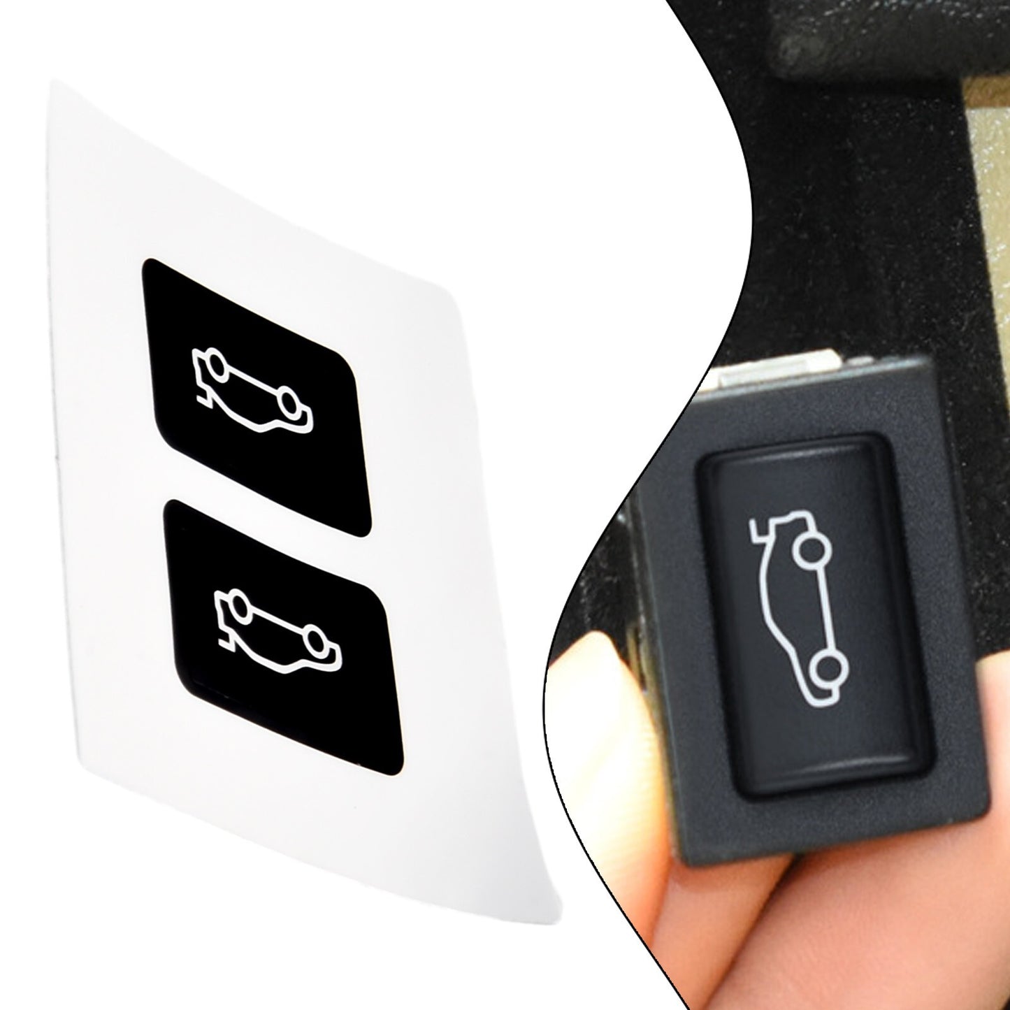 Button tailgate cover repair sticker, suitable for 3, 5, 7 series F20 F30 F35 F10 new.