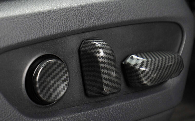 2022-2023 for Lexus NX250 350 Carbon ABS for Seat Adjust Handle Button Cover Trim 6P