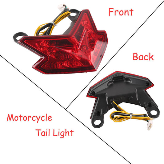 LED Tail Light Turn Signal Lamp Fit for KAWASAKI Z800 2013-2016 Z125 2016-2017