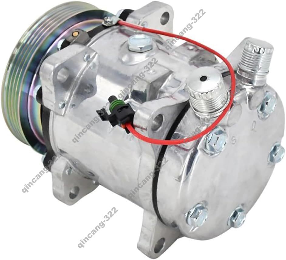 A/C Compressor 84322107 for Holland CASE IH Skid Steer Loader 420 430 445 465