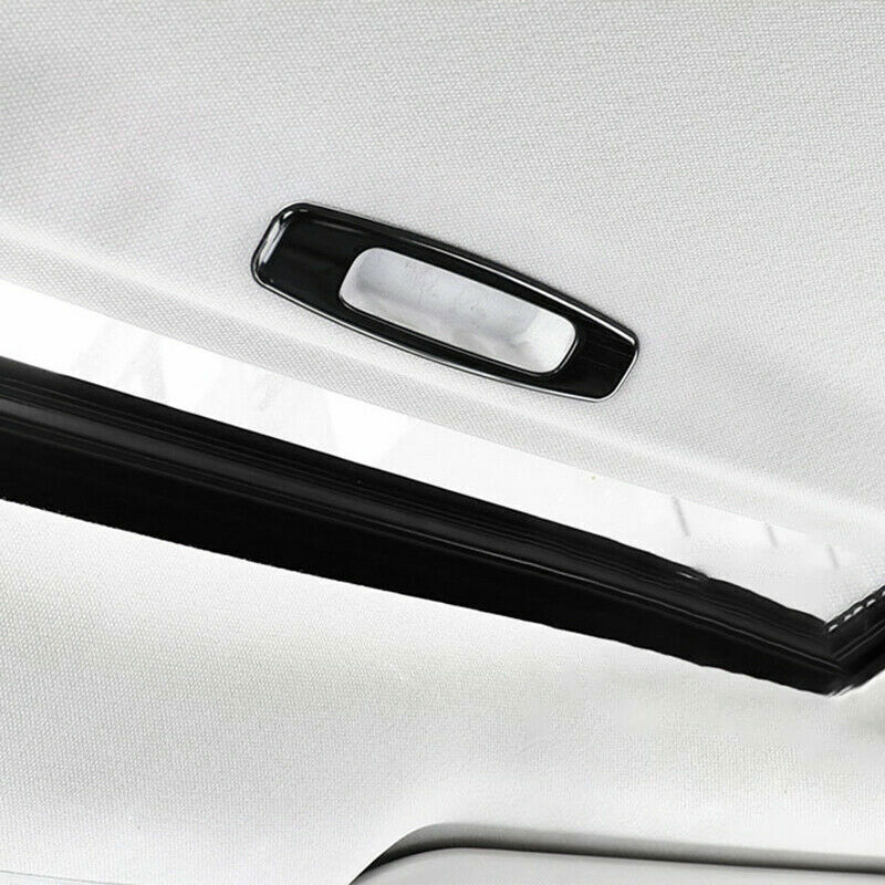 for Toyota Prado FJ120 2003-2009 Black Steel Car Roof Skylight Handle Cover Trim