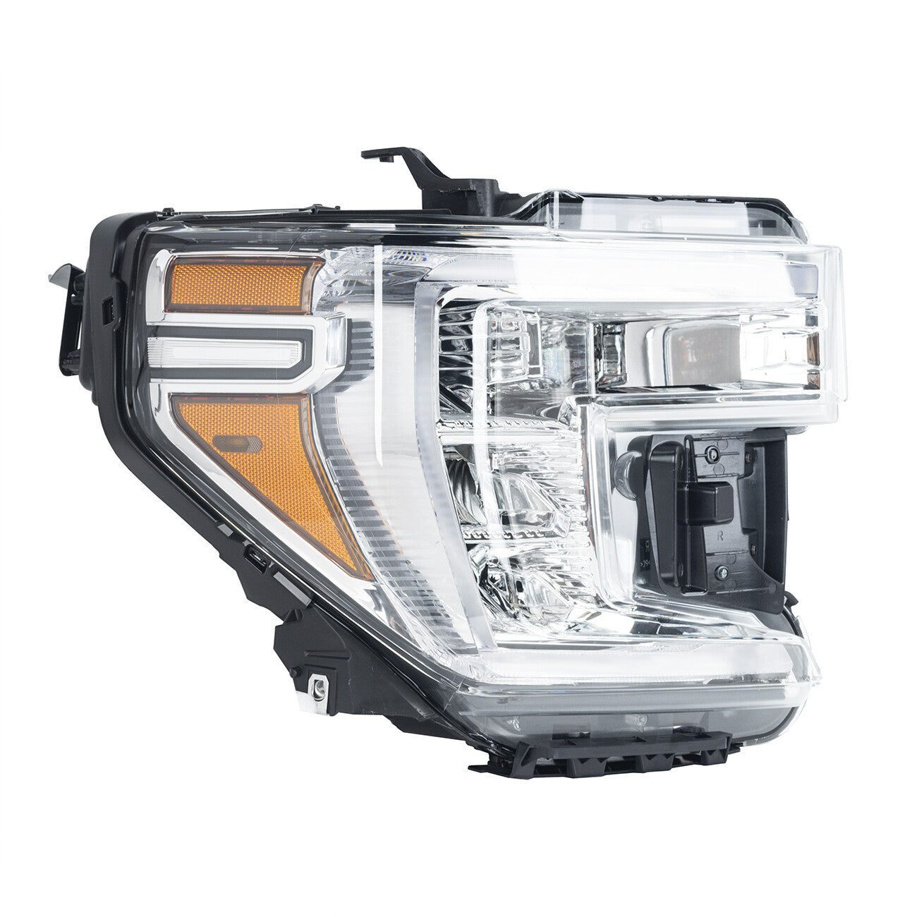 LED headlights for the right passenger side of 2019, 2020, and 2021 for GMC for Sierra 1500 (model number 84772474)