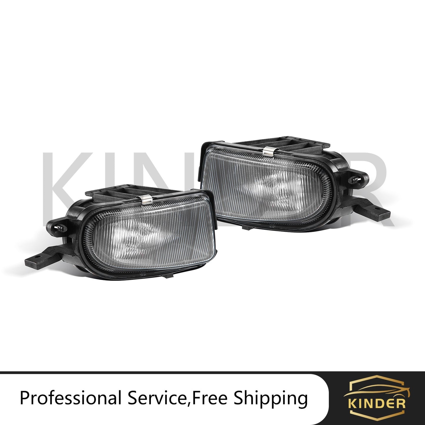 Pair Front Fog Light for Mercedes-Benz W210 E200 E220 E240 E280 E300 New