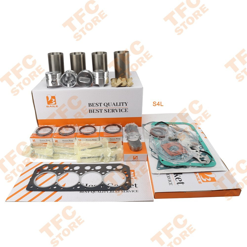 S4L for Mitsubishi S4L2 S4L-2 rebuild overhaul kit piston liner bearing gasket??