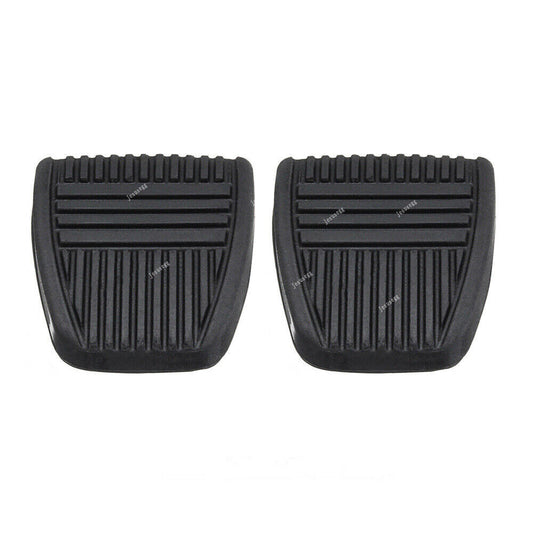 2Pcs Brake Clutch Pedal Pad Black Rubber Fits for Lexus for Toyota 4Runner 31321-14020