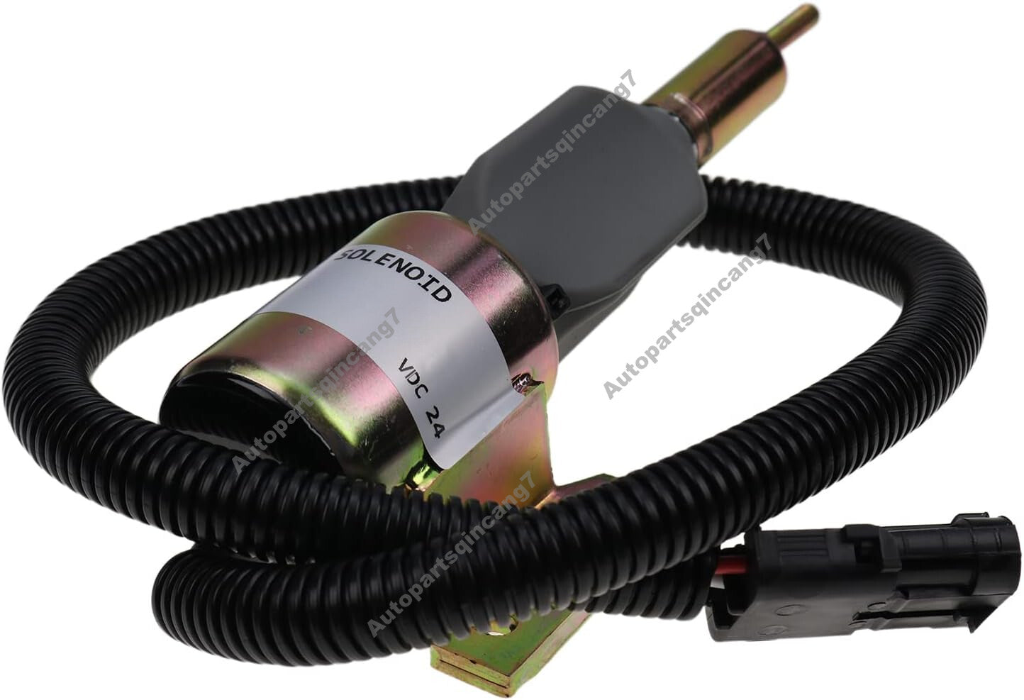 24V Fuel Shutoff Solenoid 3935432 SA-4892-24 for Engine 6B5.9 6BT5.9