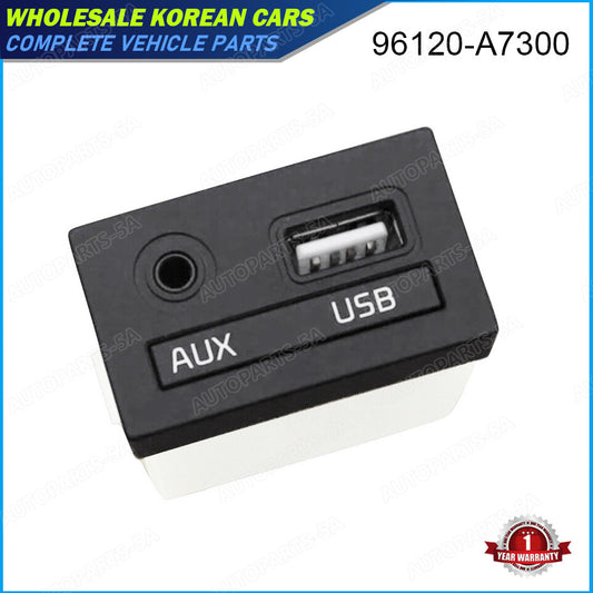 Compatible with 2017-2018 for Kia Forte WO Infotainment 96120-A7300 USB and auxiliary jack ports.