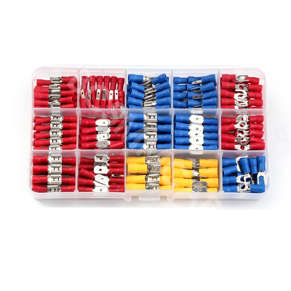 280PCS Assorted Insulated Electrical Wire Terminal Crimp Connector Spade Set Kit