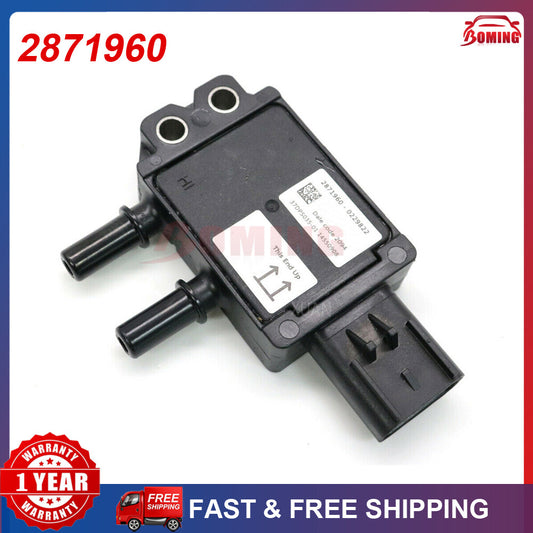 New Black Gas Differential Pressure Sensor 2871960 Fit For Cascadia for Freightliner