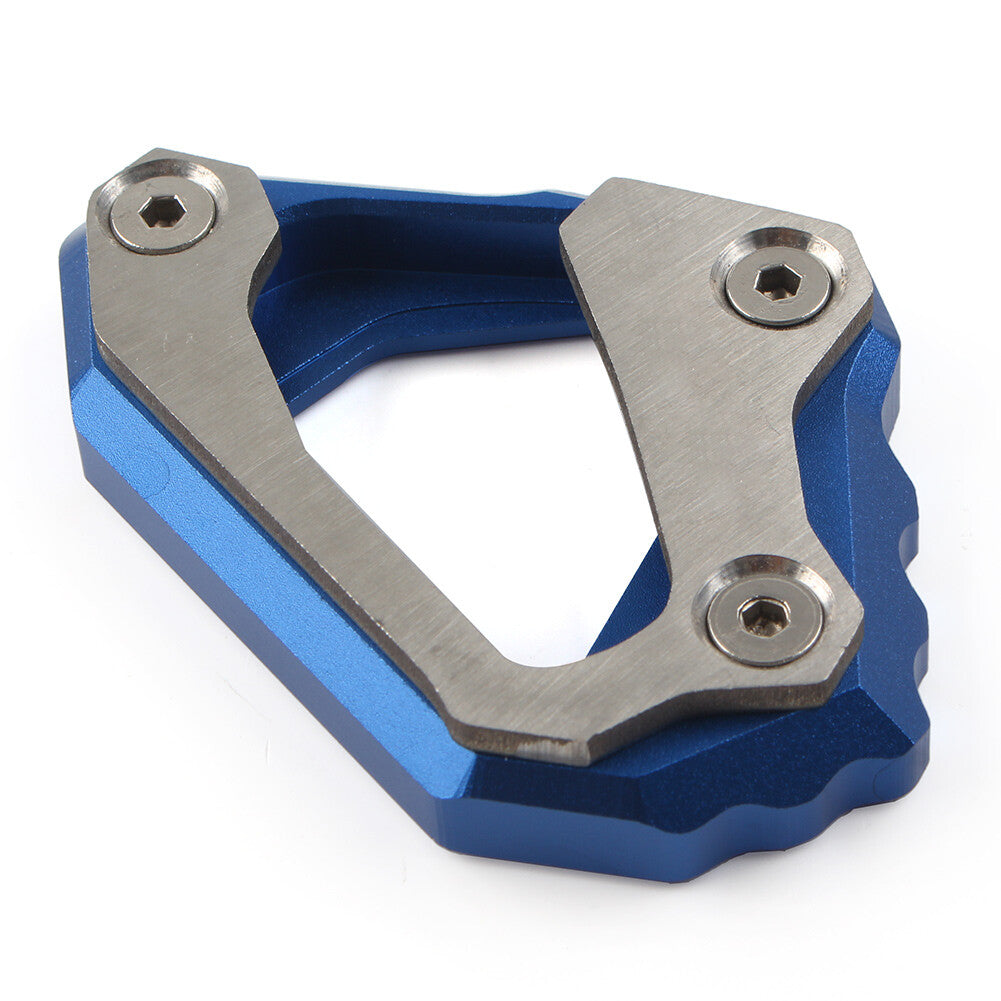 for Yamaha MT-10 2015-2021 Kickstand Side Stand Enlarger Foot Support Plate Blue