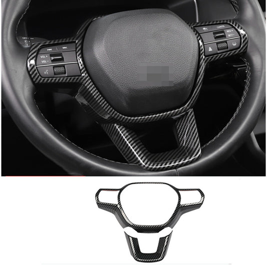 Steering Wheel Trim 2pcs ABS Carbon Fiber for Honda Accord 2023
