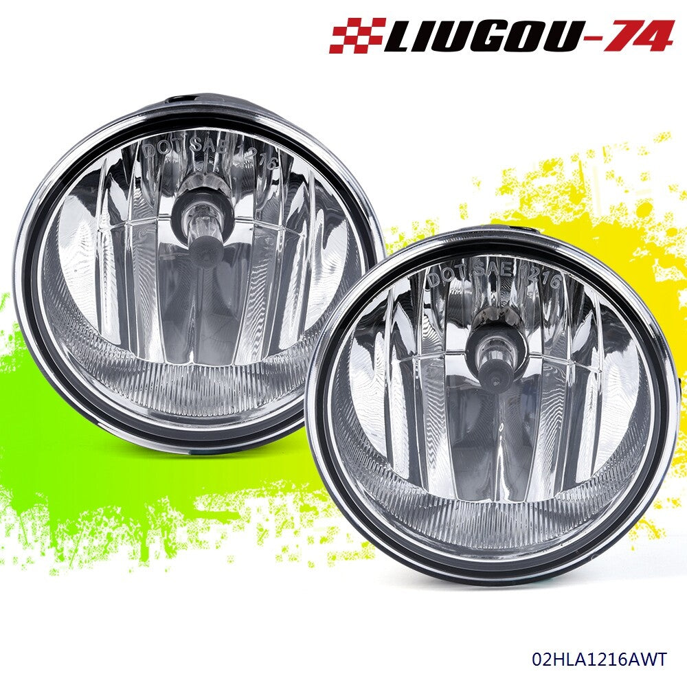 pair of clear lens fog lights with bulbs suitable for 2006-2010 for Ford F-150 for Lincoln Mark LT
