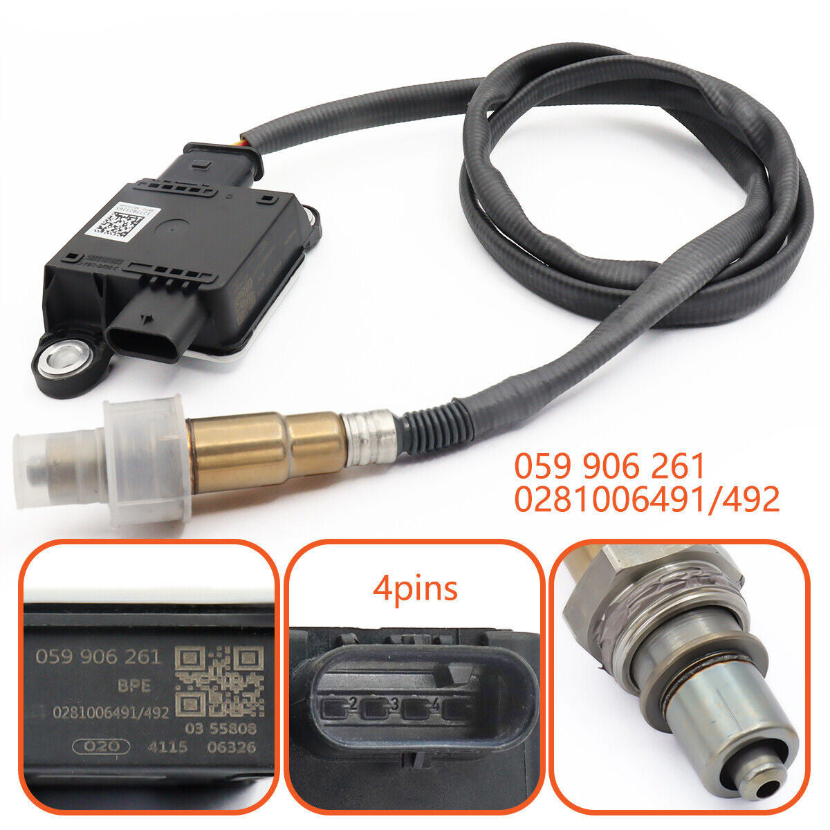 8R0-906-261-A Particle Matter Sensor compatible for Audi Q5 2014-2016 3.0 TDI V6