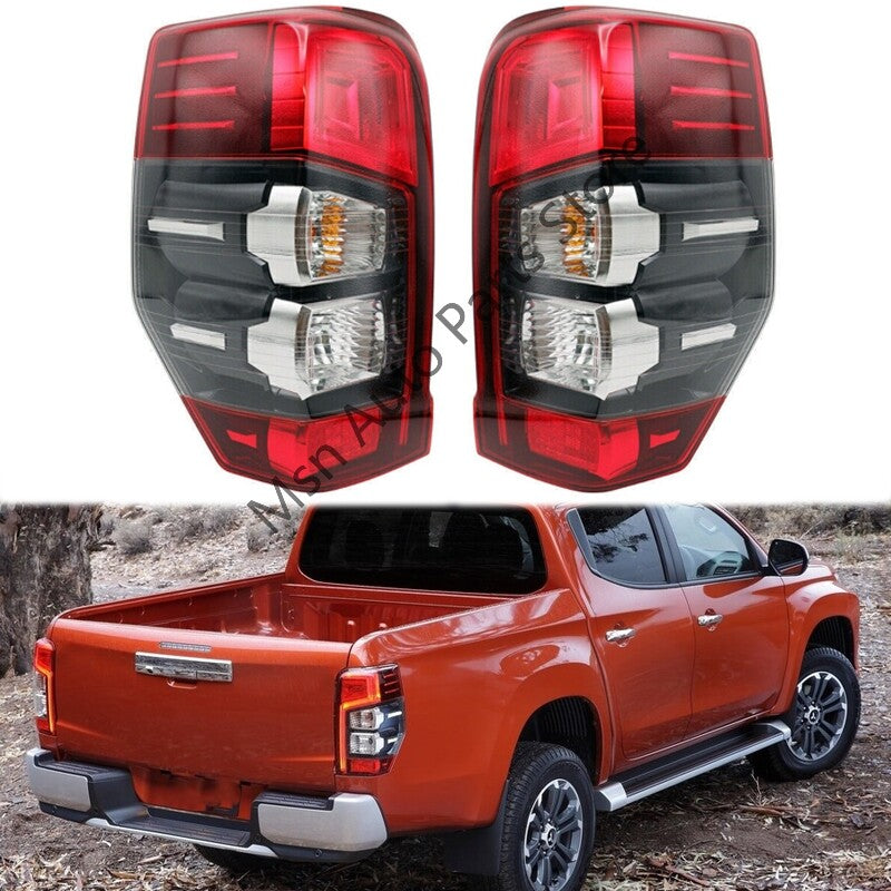 2Pcs for Mitsubishi L200 Triton 2019-2020 Rear Reverse Brake Light Tail Light