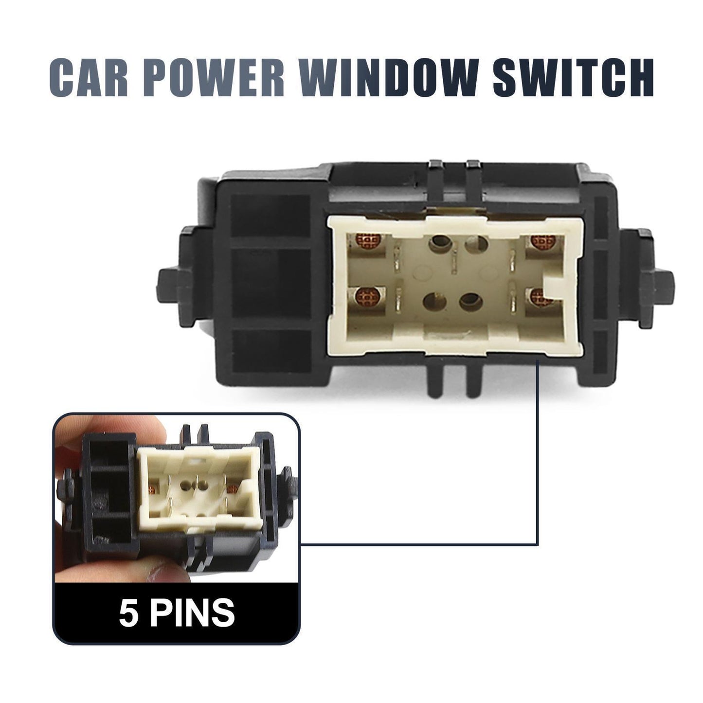 for Toyota for Land Cruiser 1990-2004 Passenger Side Power Window Switch 84810-32070