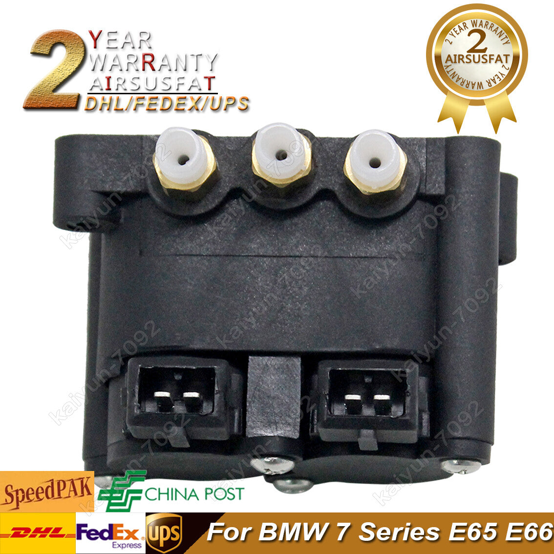 1X for BMW X5 E65 E66 E53 E39 Air Suspension Solenoid Valve Block 4722525610