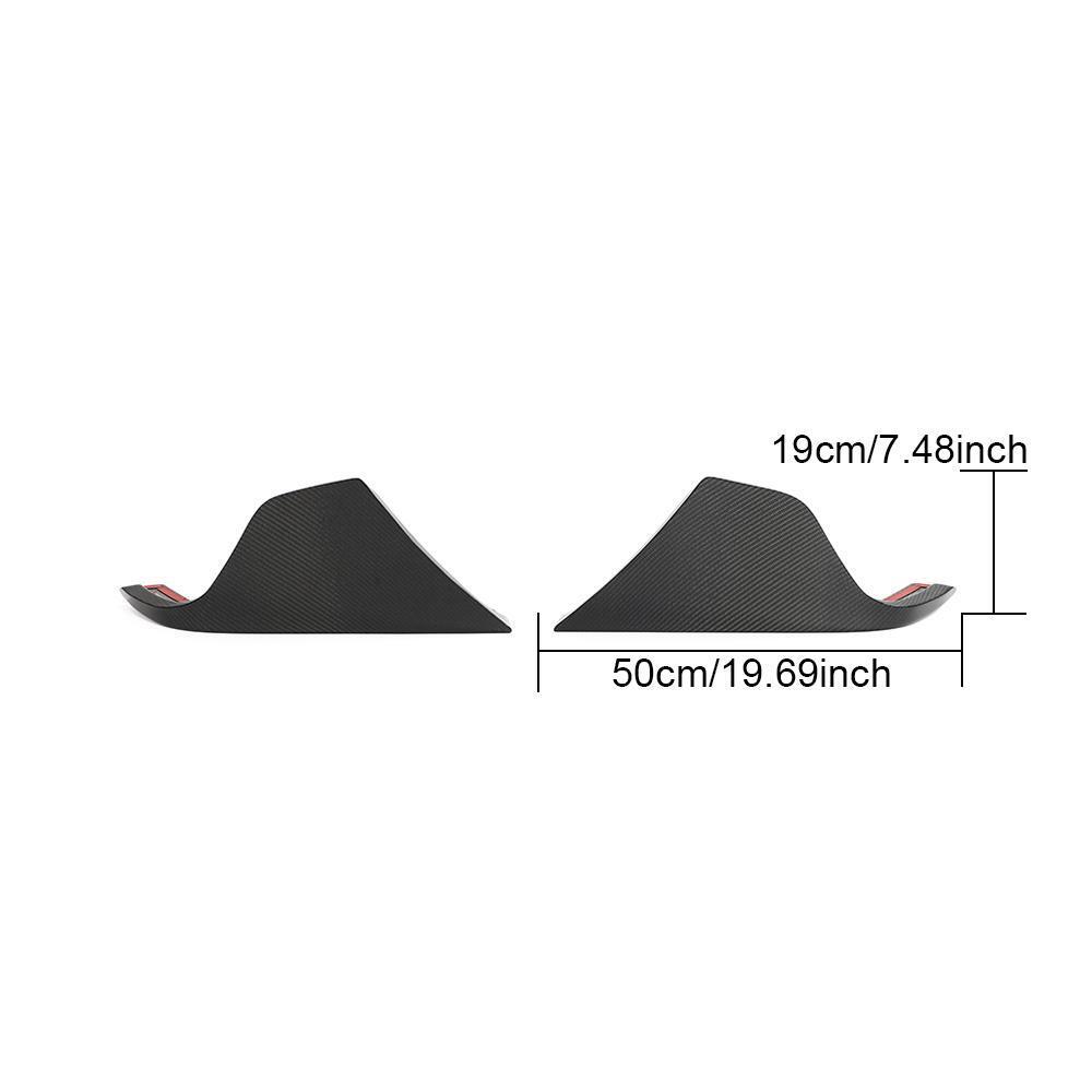 For 2020-24 for Toyota Supra A90 A91 Real Carbon Rear Bumper Side Corner Apron Spats