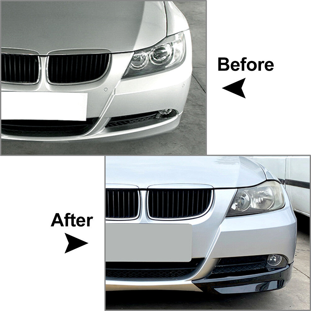 Front Bumper Lip Aprons FIT for BMW 3 Series E90 E91 320i 330i 2005-2008