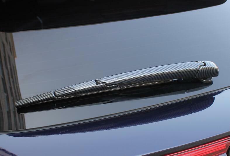for Toyota Venza 21-2024 Carbon Fiber Look Rear Window Rain Wiper Cover Trim 4X